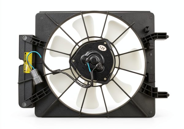TRQ A/C Condenser Cooling Fan 12V Forced Air-3