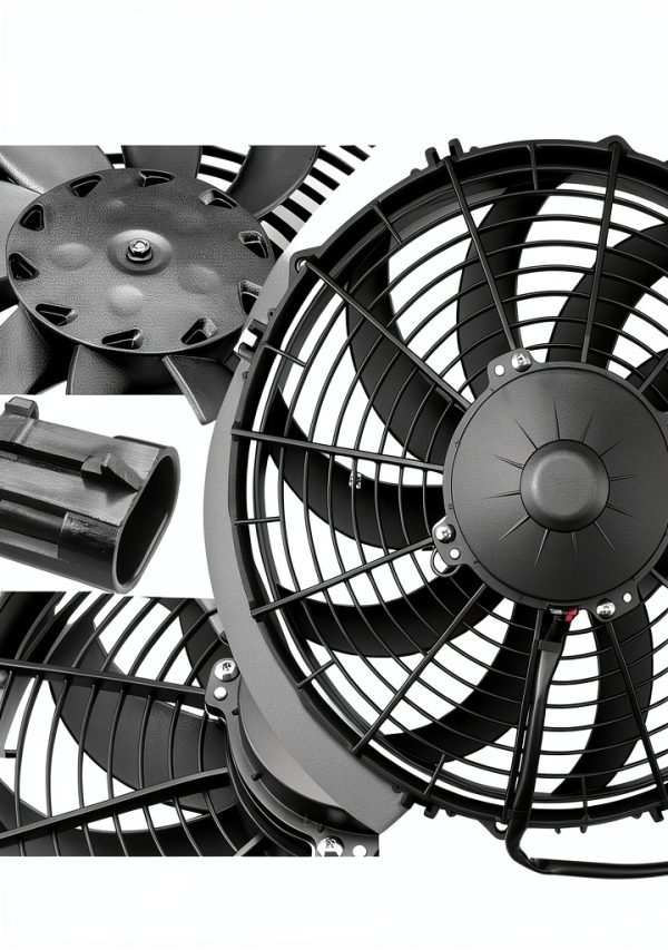 HOMparts Automotive Air Conditioning Condenser Fan-1