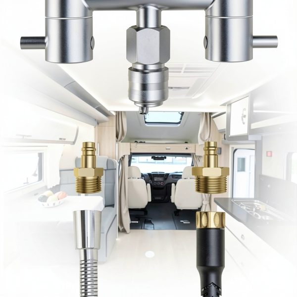 TONNY RV Shower Faucet Stainless Steel-1