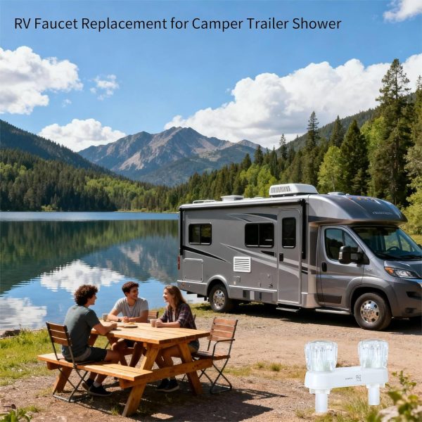 RV Shower Faucet White ABS Material OYMOV-6