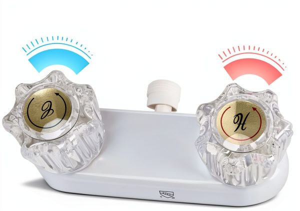 RV Shower Faucet White ABS Material OYMOV-2