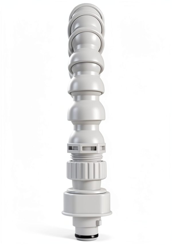 Dura Faucet White Flexible Spout Outdoor Faucet-6