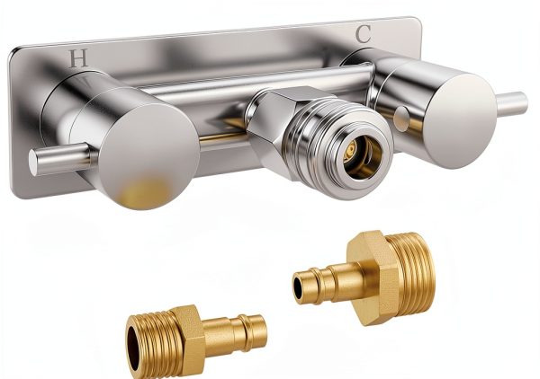 TONNY RV Shower Faucet Stainless Steel-0