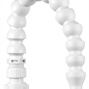 Dura Faucet White Flexible Spout Outdoor Faucet-0