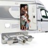 TONNY RV Shower Faucet Stainless Steel-2