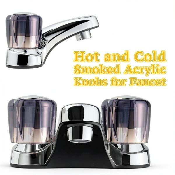 ZephyrJazz Acrylic RV Bathroom Faucet Knobs-5