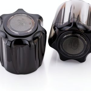 RV Shower Faucet Knob hansengroyi Acrylic Smoked Handles Set HY-400-0