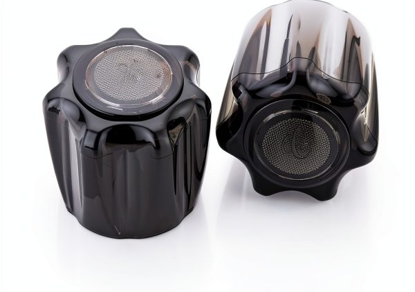 RV Shower Faucet Knob hansengroyi Acrylic Smoked Handles Set HY-400-0