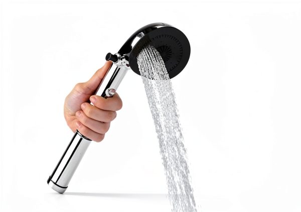 LavishStream RV Shower Faucet Kit Chrome Wall Mount 2-Handle Valve-4