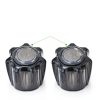 RV Shower Faucet Knob hansengroyi Acrylic Smoked Handles Set HY-400-1