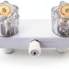 LavishStream RV Shower Faucet Valve Diverter Kit White Wall Mount-5