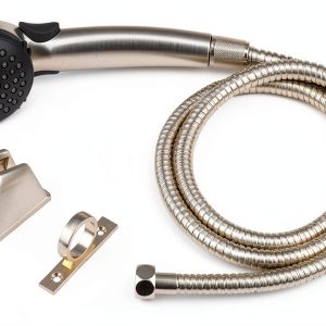 Dura Faucet Handheld Shower Kit Full Brushed Satin Nickel RV-0