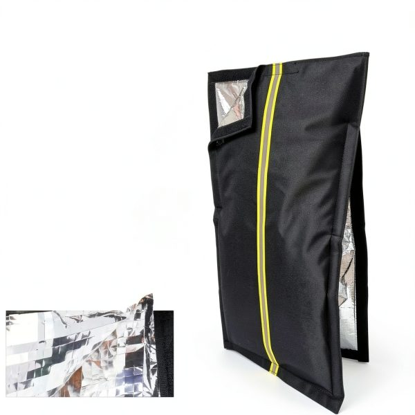KHFTEZ RV Faucet Cover 25in Black Five‑Layer Freeze Protection-2