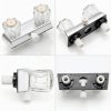 LavishStream RV Shower Faucet Kit Chrome Wall Mount 2-Handle Valve-6