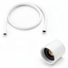 LavishStream RV Shower Faucet Diverter Kit with Handheld White-3