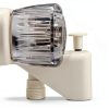 Dura Faucet Shower Faucet with Smoked Acrylic Knobs Brushed Finish-3