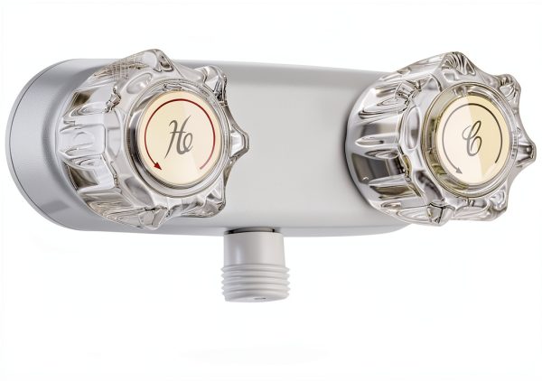 LavishStream RV Shower Faucet Diverter Kit with Handheld White-5