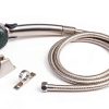 Dura Faucet Handheld Shower Kit Full Brushed Satin Nickel RV-2