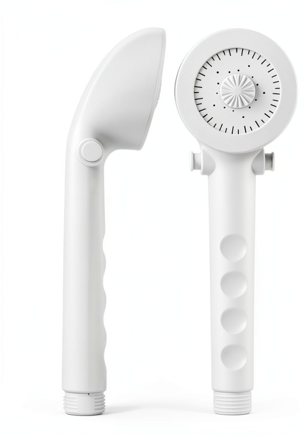 LavishStream RV Shower Faucet Diverter Kit with Handheld White-1