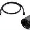 LavishStream RV Shower Faucet Set Black Wall Mount Lever Handles-3