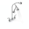 RV Kitchen Faucet XMK Polished Chrome 2-Hole 8-Inch with 360° Swivel-2