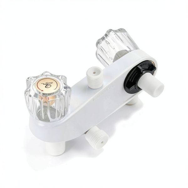 LavishStream RV Shower Faucet Diverter Kit with Handheld White-6