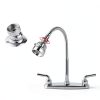 RV Kitchen Faucet XMK Polished Chrome 2-Hole 8-Inch with 360° Swivel-3