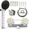 LavishStream RV Shower Faucet Kit Chrome Wall Mount 2-Handle Valve-0