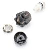 RV Shower Faucet Knob hansengroyi Acrylic Smoked Handles Set HY-400-2