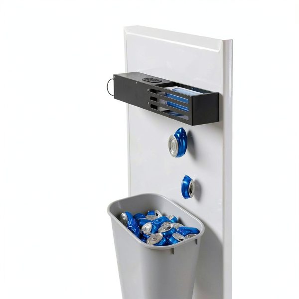 YOTAN Electric Can Crusher, 8oz&12oz&16oz Automatic Can Crushers for Recycling Wall Mounted, Aluminum Can Crusher Electric, Can Trash Compactor for Aluminum Seltzer, Soda, Beer Cans, Bottles-4