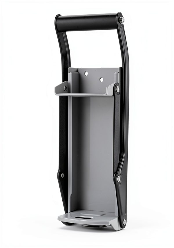 Benfu 12-16 Oz Wall-Mounted Can Crusher, Gray, Aluminum Metal,-2