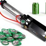 Can Crusher Benfu PCF26-B Pneumatic Aluminum Crusher Black 12-16oz-0