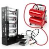 Foot Operated Can Crusher by Aetleemo JMY1004 Red Aluminum Hopper-1