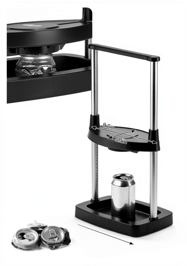 Can Crusher JOYTUTUS Pedal Can Presser 12oz-1L Aluminum-3