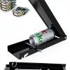 Foot Can Crusher for Recycling, Heavy Duty Floor Can Crusher Smasher for Soda, Seltzer, Beer Cans, Aluminium Can Crushers, Easy Storage, Effortless Plastic Bottle Crusher (black)-0
