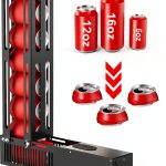 SIXRARI Electric Can Crusher for Recycling 8oz 12oz & 16oz Cans, Fill 8 cans at a Time, Automatic Can Eject, Heavy Duty Can Crushers for Recycling Aluminum Seltzer, Cola, Beer Cans (Black)-0