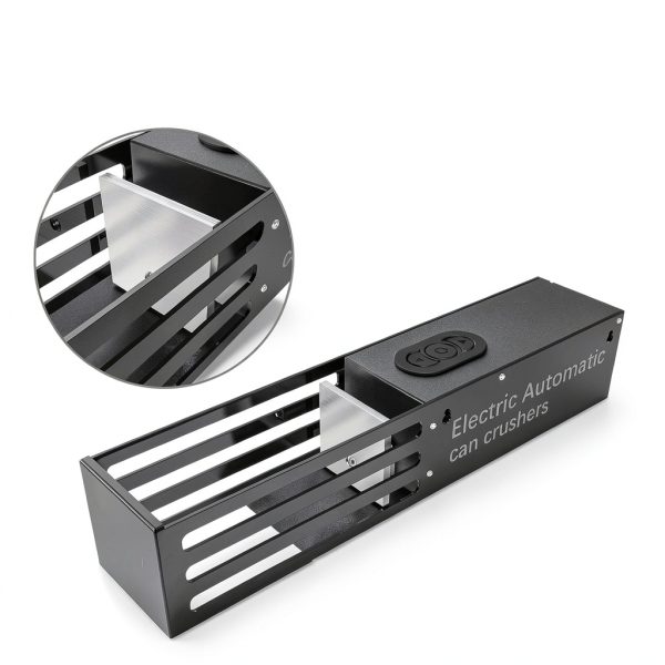 YOTAN Electric Can Crusher, 8oz&12oz&16oz Automatic Can Crushers for Recycling Wall Mounted, Aluminum Can Crusher Electric, Can Trash Compactor for Aluminum Seltzer, Soda, Beer Cans, Bottles-5