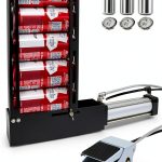 Foot Operated Can Crusher by Aetleemo JMY1004 Red Aluminum Hopper-0
