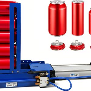 Pneumatic Can Crusher with 6 Cans Design, Aluminum Can Crushers for Recycling, Can Smasher Simple and Fast Operation, Countertop Installation-0