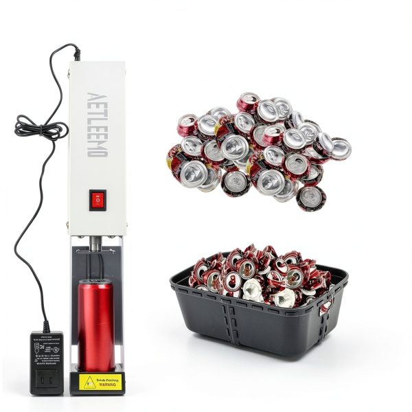 Electric Can Crusher Aetleemo JMXH Silver 16oz Aluminum-2