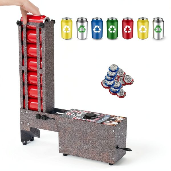 Electric Aluminum Can Smasher by KANBOL - Compact 12oz & 16oz Crusher-2