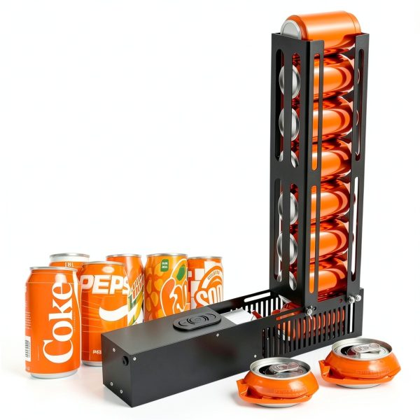 Electric Can Crusher,8oz16oz&12oz Automatic Can Crusher, Automatic Can Eject,Can Fill 8 Cans at a Time, Heavy Duty Can Crushers for Recycling Aluminum Seltzer, Cola,Beer Bottles-4