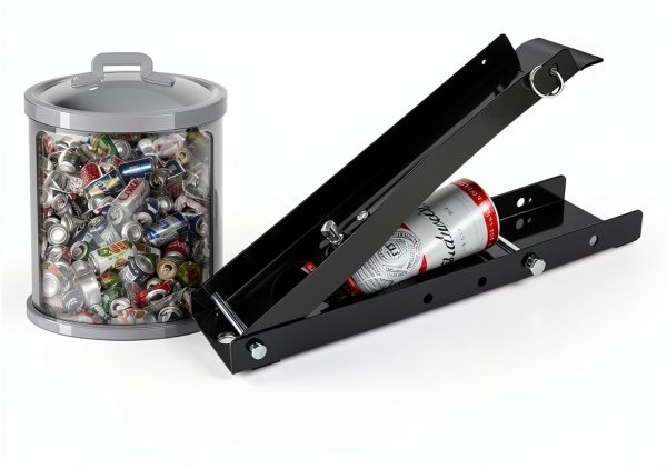 YYDS Can Crusher Foot,Heavy-Duty Can Crushers for Recycling,12 Oz. and 16 Oz.Aluminum Can Crusher,Effortless Plastic Bottle Crusher, for Recycling Aluminum Can,Plastic Bottle,Steel Cans-1