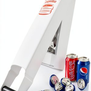 Aluminum Can Compactor White by Chambridge - Heavy-Duty Wall-Mounted-0