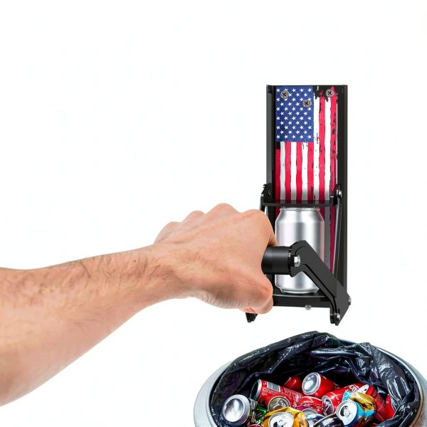 NEWPO Wall-Mounted Can Crusher for Recycling 8oz-16oz Aluminum Cans,-2