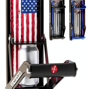 NEWPO Wall-Mounted Can Crusher for Recycling 8oz-16oz Aluminum Cans,-0