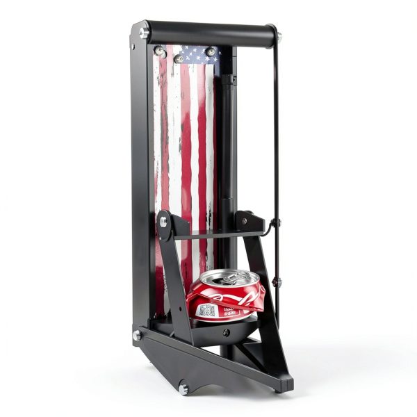 NEWPO Wall-Mounted Can Crusher for Recycling 8oz-16oz Aluminum Cans,-1