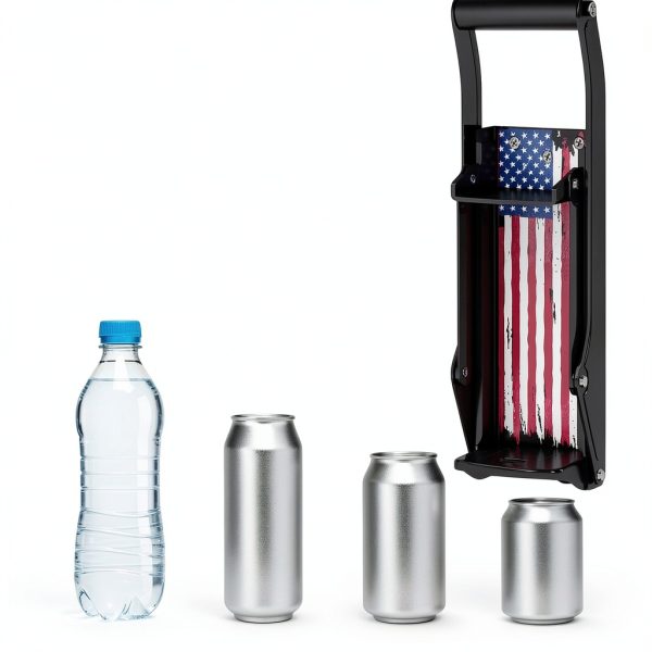 NEWPO Wall-Mounted Can Crusher for Recycling 8oz-16oz Aluminum Cans,-4